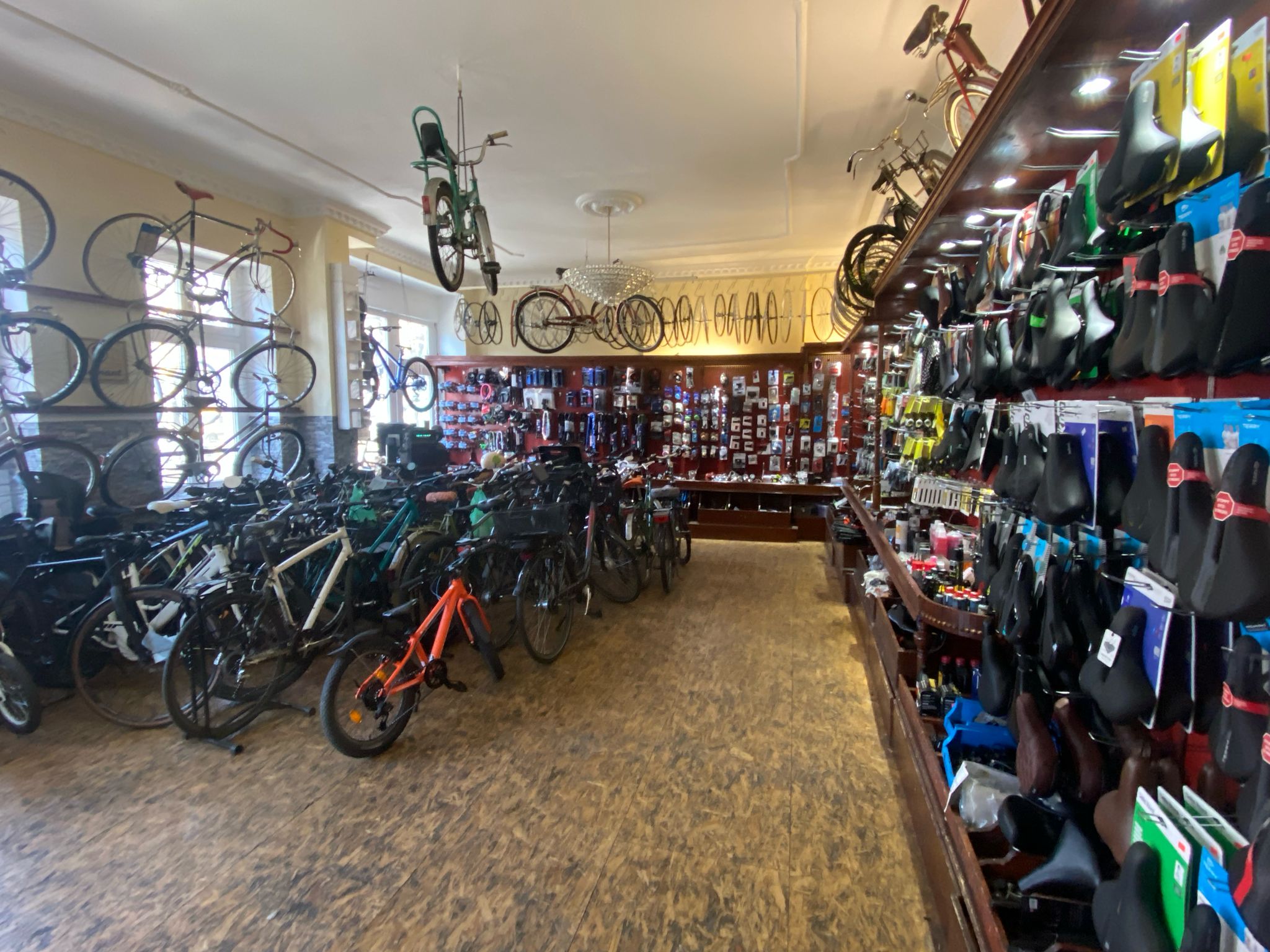 Fahrrad im Grünen